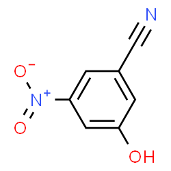 ChemSpider 2D Image | 3-Hydroxy-5-nitrobenzonitrile | C7H4N2O3