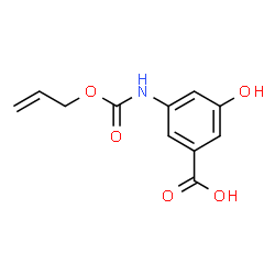 ChemSpider 2D Image | 3-([(ALLYLOXY)CARBONYL]AMINO)-5-HYDROXYBENZOIC ACID | C11H11NO5
