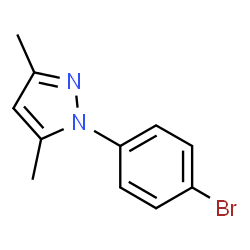 ChemSpider 2D Image | 1-(4-Bromophenyl)-3,5-dimethyl-1H-pyrazole | C11H11BrN2