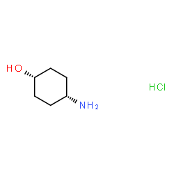 ChemSpider 2D Image | 4-Aminocyclohexanol hydrochloride | C6H14ClNO