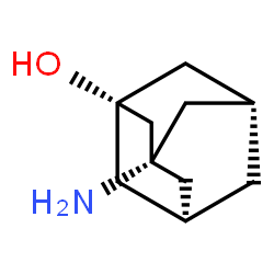 ChemSpider 2D Image | (3R,5R)-3-Amino-1-adamantanol | C10H17NO