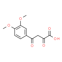 ChemSpider 2D Image | 4-(3,4-Dimethoxyphenyl)-2,4-dioxobutanoic acid | C12H12O6
