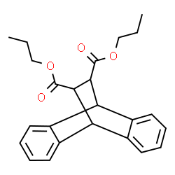 ChemSpider 2D Image | Dipropyl tetracyclo[6.6.2.0~2,7~.0~9,14~]hexadeca-2,4,6,9,11,13-hexaene-15,16-dicarboxylate | C24H26O4