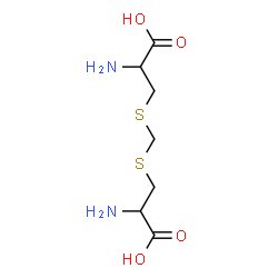ChemSpider 2D Image | 3,3'-(Methylenedisulfanediyl)bis(2-aminopropanoic acid) | C7H14N2O4S2