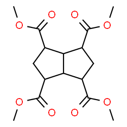 ChemSpider 2D Image | Tetramethyl octahydro-1,3,4,6-pentalenetetracarboxylate | C16H22O8