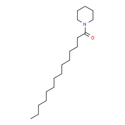 ChemSpider 2D Image | 1-(1-Piperidinyl)-1-tetradecanone | C19H37NO