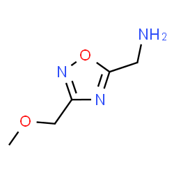 ChemSpider 2D Image | 3-(Methoxymethyl)-1,2,4-oxadiazole-5-methanamine | C5H9N3O2