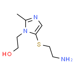 ChemSpider 2D Image | 2-[5-(2-Amino-ethylsulfanyl)-2-methyl-; imidazol-1-yl]-ethanol | C8H15N3OS