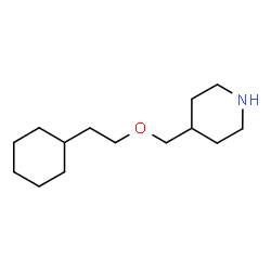 ChemSpider 2D Image | 4-[(2-Cyclohexylethoxy)methyl]piperidine | C14H27NO