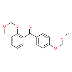 ChemSpider 2D Image | [2-(Methoxymethoxy)phenyl][4-(methoxymethoxy)phenyl]methanone | C17H18O5