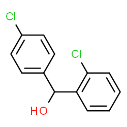 ChemSpider 2D Image | (2-Chlorophenyl)(4-chlorophenyl)methanol | C13H10Cl2O