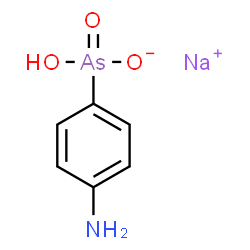ChemSpider 2D Image | sodium arsanilate | C6H7AsNNaO3