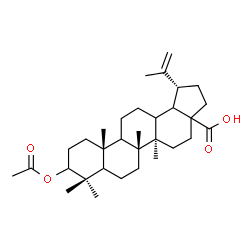 ChemSpider 2D Image | (5xi,9xi,13xi,17xi,18xi)-3-Acetoxylup-20(29)-en-28-oic acid | C32H50O4