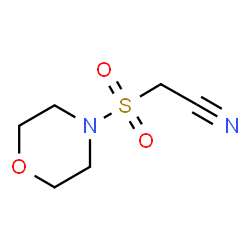ChemSpider 2D Image | (4-Morpholinylsulfonyl)acetonitrile | C6H10N2O3S