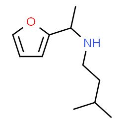 ChemSpider 2D Image | [1-(FURAN-2-YL)ETHYL](3-METHYLBUTYL)AMINE | C11H19NO
