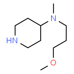 ChemSpider 2D Image | N-(3-Methoxypropyl)-N-methyl-4-piperidinamine | C10H22N2O