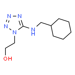 ChemSpider 2D Image | 2-{5-[(Cyclohexylmethyl)amino]-1H-tetrazol-1-yl}ethanol | C10H19N5O