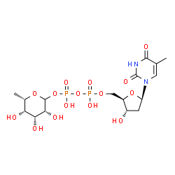 ChemSpider 2D Image | dTDP-6-deoxy-L-talose | C16H26N2O15P2