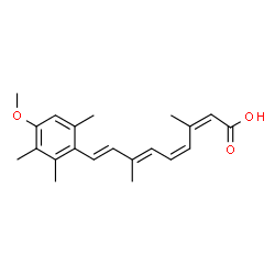 ChemSpider 2D Image | 2Z,4Z-acitretin | C21H26O3