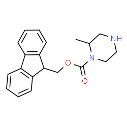 ChemSpider 2D Image | 9H-Fluoren-9-ylmethyl-2-methylpiperazin-1-carboxylat | C20H22N2O2