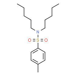 ChemSpider 2D Image | 4-Methyl-N,N-dipentylbenzenesulfonamide | C17H29NO2S