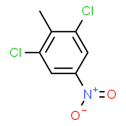 ChemSpider 2D Image | 1,3-dichloro-2-methyl-5-nitrobenzene | C7H5Cl2NO2