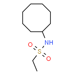 ChemSpider 2D Image | N-Cyclooctylethanesulfonamide | C10H21NO2S