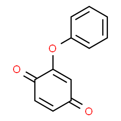 ChemSpider 2D Image | 2-Phenoxy-1,4-benzoquinone | C12H8O3
