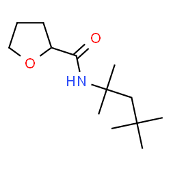 ChemSpider 2D Image | N-(2,4,4-Trimethyl-2-pentanyl)tetrahydro-2-furancarboxamide | C13H25NO2