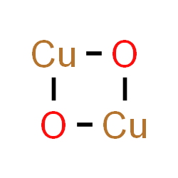 ChemSpider 2D Image | 2,4-dioxa-1$l^{2},3$l^{2}-dicupracyclobutane | Cu2O2