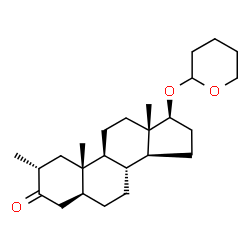 ChemSpider 2D Image | DROMOSTANOLONE TETRAHYDROPYRANYL ETHER | C25H40O3