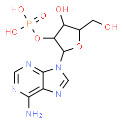 ChemSpider 2D Image | 9-(2-O-Phosphonopentofuranosyl)-9H-purin-6-amine | C10H14N5O7P