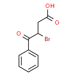ChemSpider 2D Image | 3-Bromo-4-oxo-4-phenylbutanoic acid | C10H9BrO3