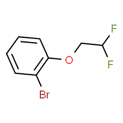 ChemSpider 2D Image | 1-Bromo-2-(2,2-difluoroethoxy)benzene | C8H7BrF2O