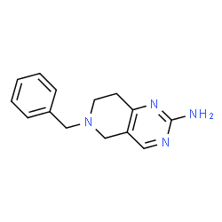 ChemSpider 2D Image | 6-Benzyl-5,6,7,8-tetrahydropyrido[4,3-d]pyrimidin-2-amine | C14H16N4