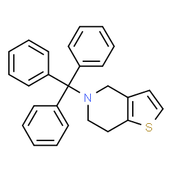 ChemSpider 2D Image | 5-Trityl-4,5,6,7-tetrahydrothieno[3,2-c]pyridine | C26H23NS