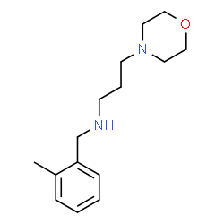 ChemSpider 2D Image | N-(2-Methylbenzyl)-3-(4-morpholinyl)-1-propanamine | C15H24N2O