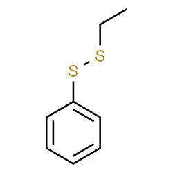 ChemSpider 2D Image | Ethyl phenyl disulfide | C8H10S2