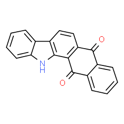 ChemSpider 2D Image | 5H-Naphtho(2,3-a)carbazole-5,13(12H)-dione | C20H11NO2