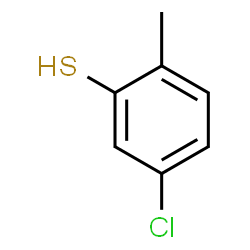 ChemSpider 2D Image | 5-Chloro-2-Methylthiophenol | C7H7ClS