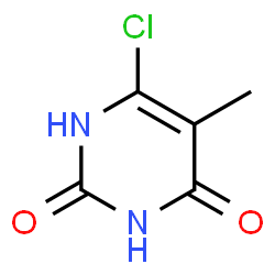 ChemSpider 2D Image | 6-Chlorothymine | C5H5ClN2O2