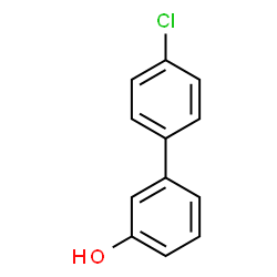 ChemSpider 2D Image | 4'-Chloro-3-biphenylol | C12H9ClO