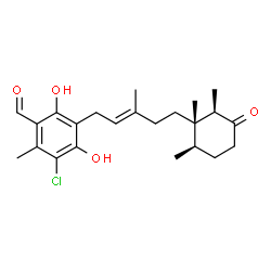 ChemSpider 2D Image | ILICICOLIN C | C23H31ClO4