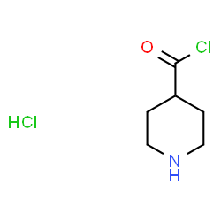 ChemSpider 2D Image | piperidine-4-carbonyl chloride hydrochloride | C6H11Cl2NO