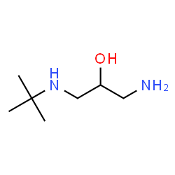 ChemSpider 2D Image | 1-Amino-3-(tert-butylamino)propan-2-ol | C7H18N2O
