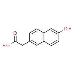 ChemSpider 2D Image | (6-Hydroxy-2-naphthyl)acetic acid | C12H10O3