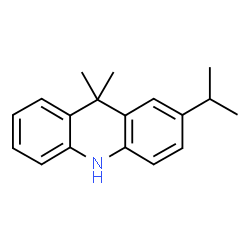 ChemSpider 2D Image | 2-Isopropyl-9,9-dimethyl-9,10-dihydroacridine | C18H21N