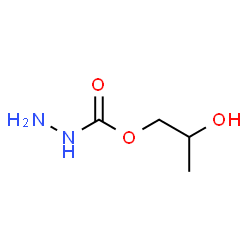 ChemSpider 2D Image | 2-Hydroxypropyl hydrazinecarboxylate | C4H10N2O3