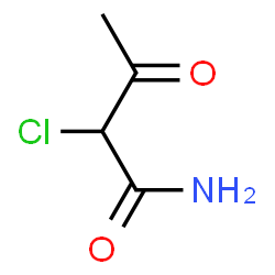 ChemSpider 2D Image | 2-Chloro-3-oxobutanamide | C4H6ClNO2
