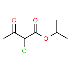 ChemSpider 2D Image | Isopropyl 2-chloro-3-oxobutanoate | C7H11ClO3